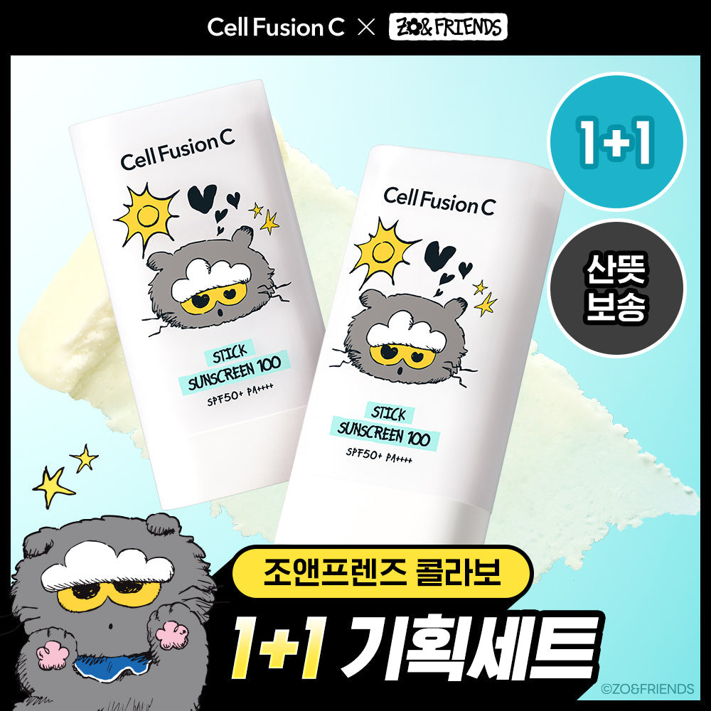 Cell Fusion C Stick Sunscreen 100 19g (1+1 pack)