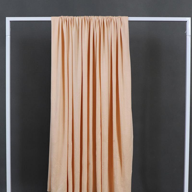 5/10M Milk Silk Stretch Fabric Wedding Arch Drapes Wedding Backdrop Curtain for Stage Banquet Birthday Party Sheer Drapery Decor