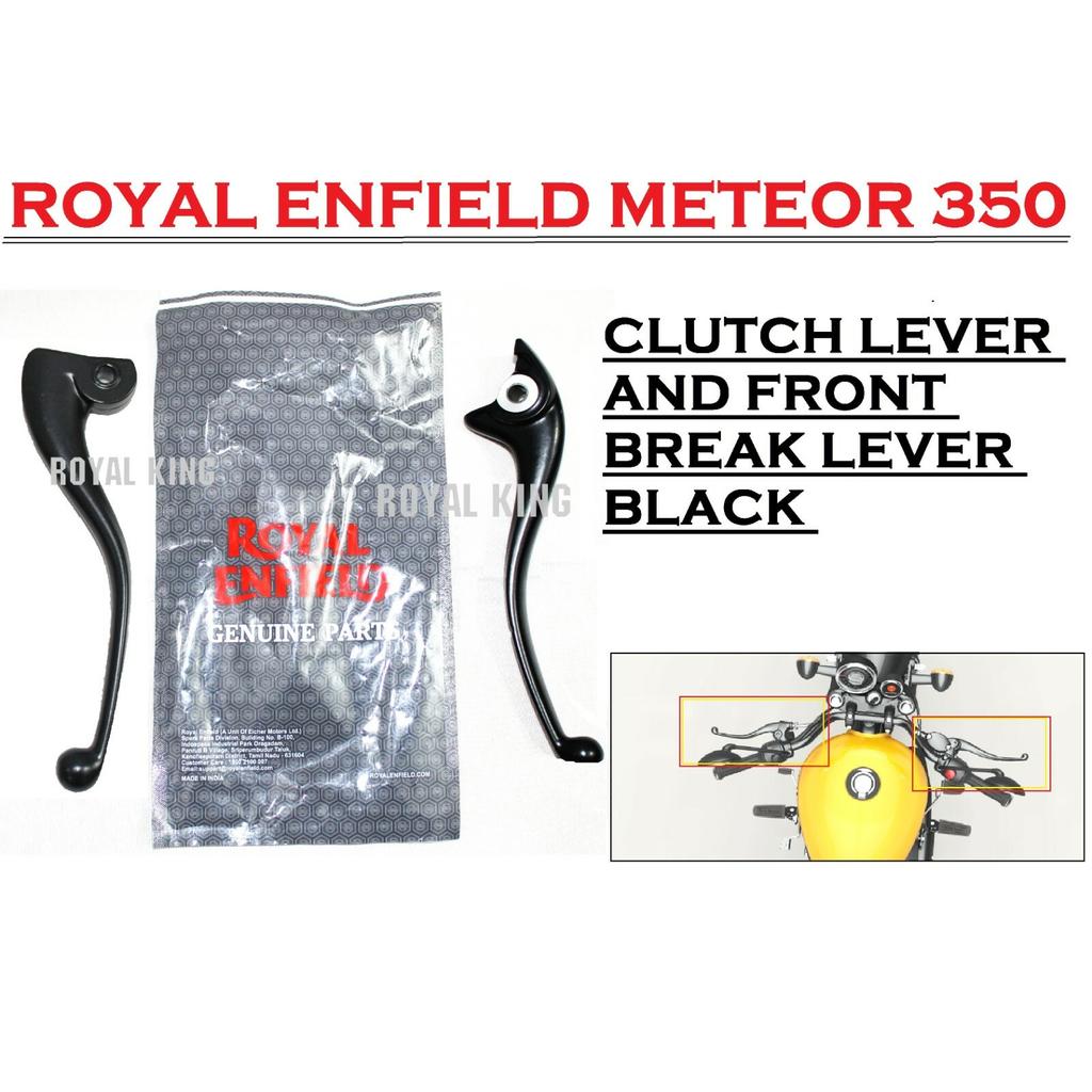 Royal Enfield Meteor 350cc "CLUTCH LEVER" & "FRONT BREAK LEVER"- BLACK