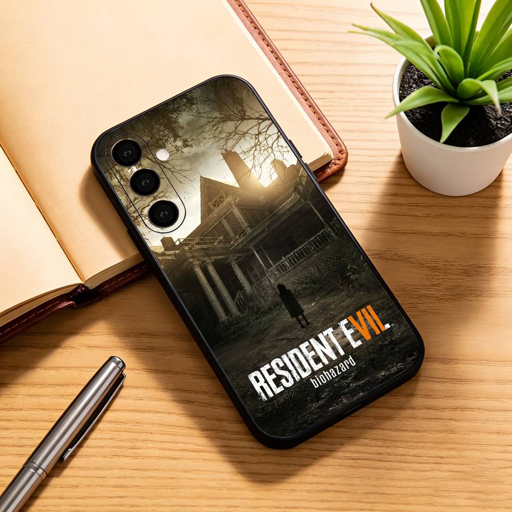 Resident Evil GAME Phone Case For Samsung Galaxy A73,A72,A71,A70,A53,A52,A51,Soft Silicone Black Cover