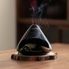 Ceramic Chiminea Incense Burner Handmade Aromatherapy Fireplace Minimalist Home Decor Decoraton for Meditation Yoga Living Room
