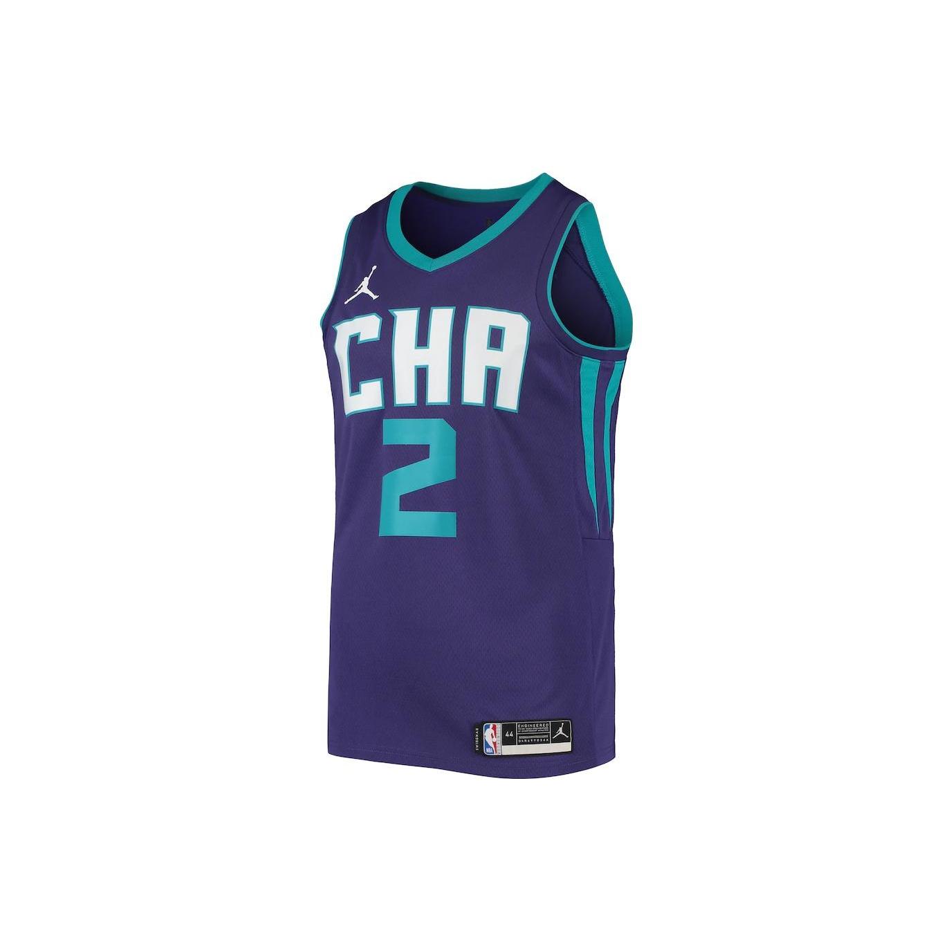 Air Jordan x NBA Charlotte Hornets Jerseys Lamelo Ball 2 Men s CV9471-572 M