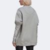 Adidas X Stella Mccartney Relaxed Casual Sports Pullover Sweatshirt Women Tops Gray HA8963
