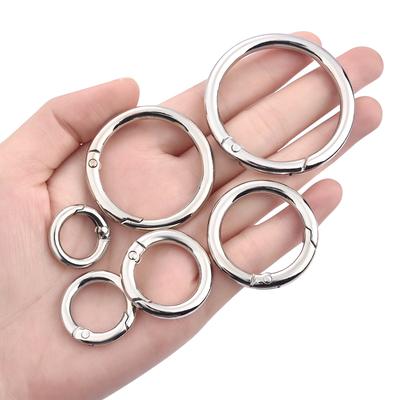 5pcs Circular Buckle Round Metal D Ring Buckles Clasp Web For Leather Belt Shoes Bags Garment High Quality Sewing Wholesale