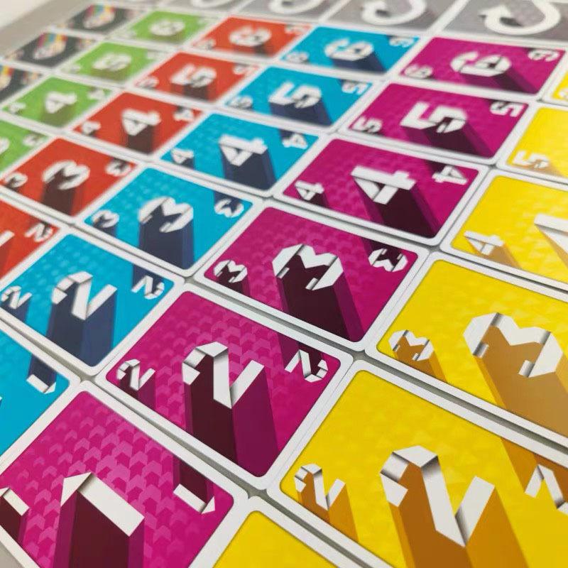 Push Card Adults Teens Strategy Board Game Family Party Playing