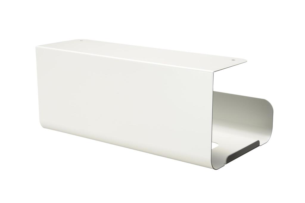Oaks Leye Kitchen Box Hanger Tissue Holder Box Regular White Attachable to Hanging Cupboard Made in Japan LES3234