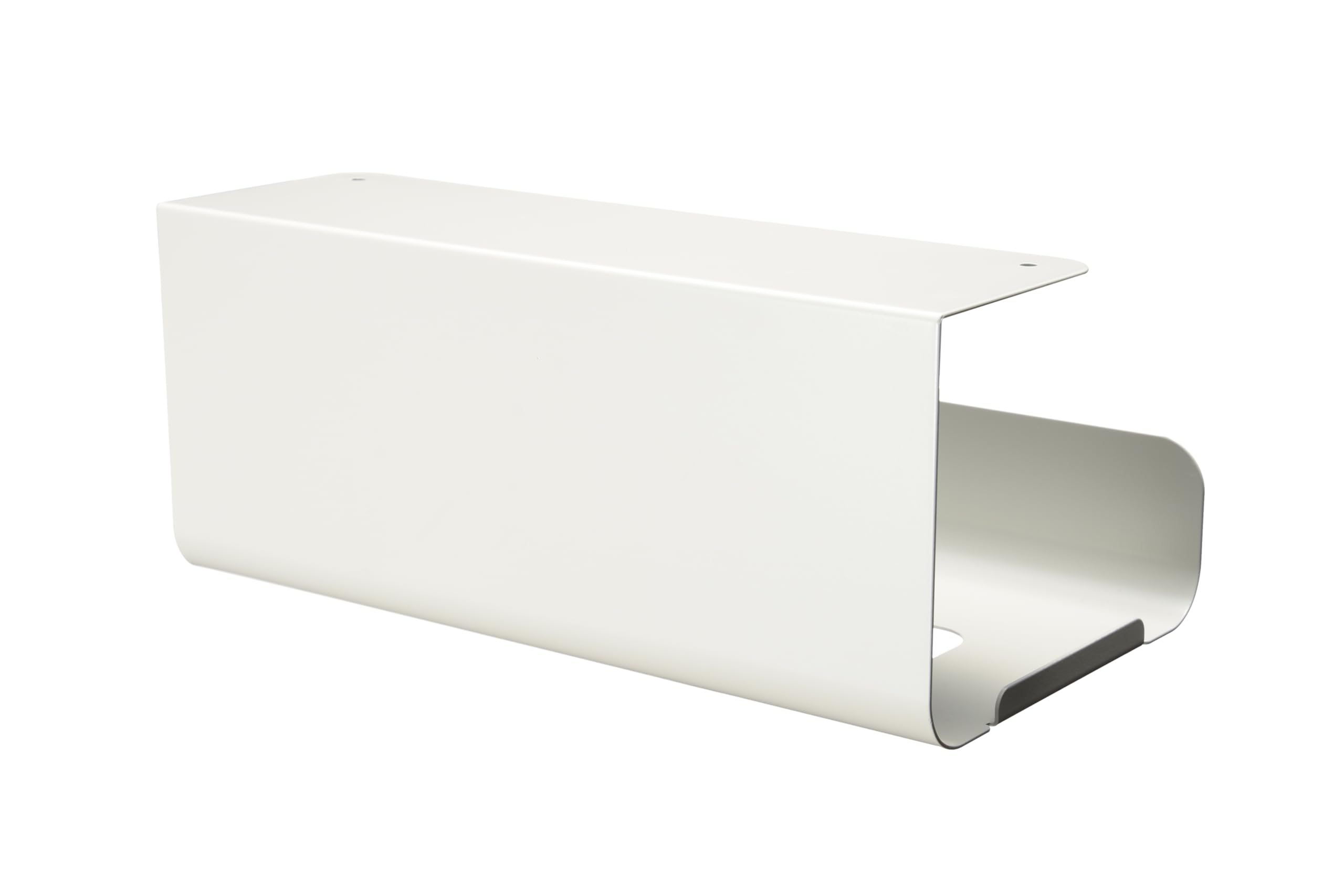 

Oaks Leye Kitchen Hanger Tissue Holder Box, Regular White, Attaches to Wall-Mounted Cabinets, Made in Japan, LES3234