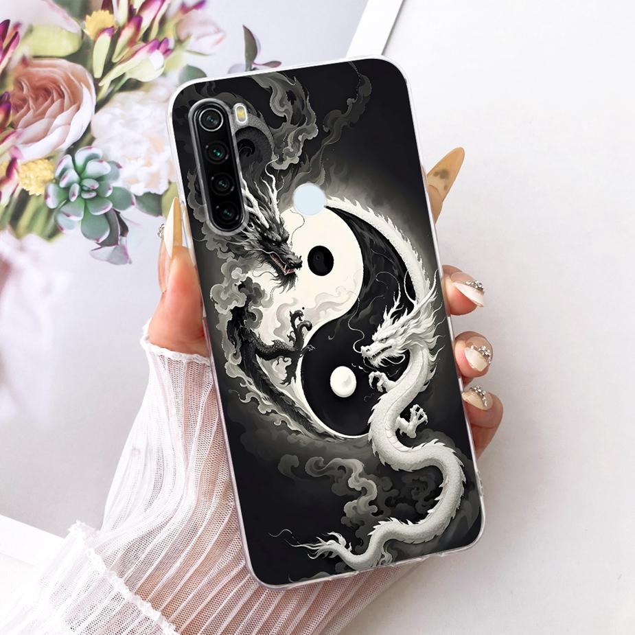 Pour Xiaomi Redmi Note 8 Note8 T Coque Nouvelle Housse Peinte de Luxe Coque de Téléphone Souple Fine Pour Xiaomi Redmi Note 8 Pro Note8 2021 Fundas