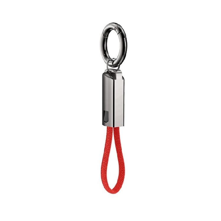 

Phone Lanyard Data Cable Quick Charging PD65W USB C to Type C Short Cable 16CM with Keychain Hook Efficient Power Supply