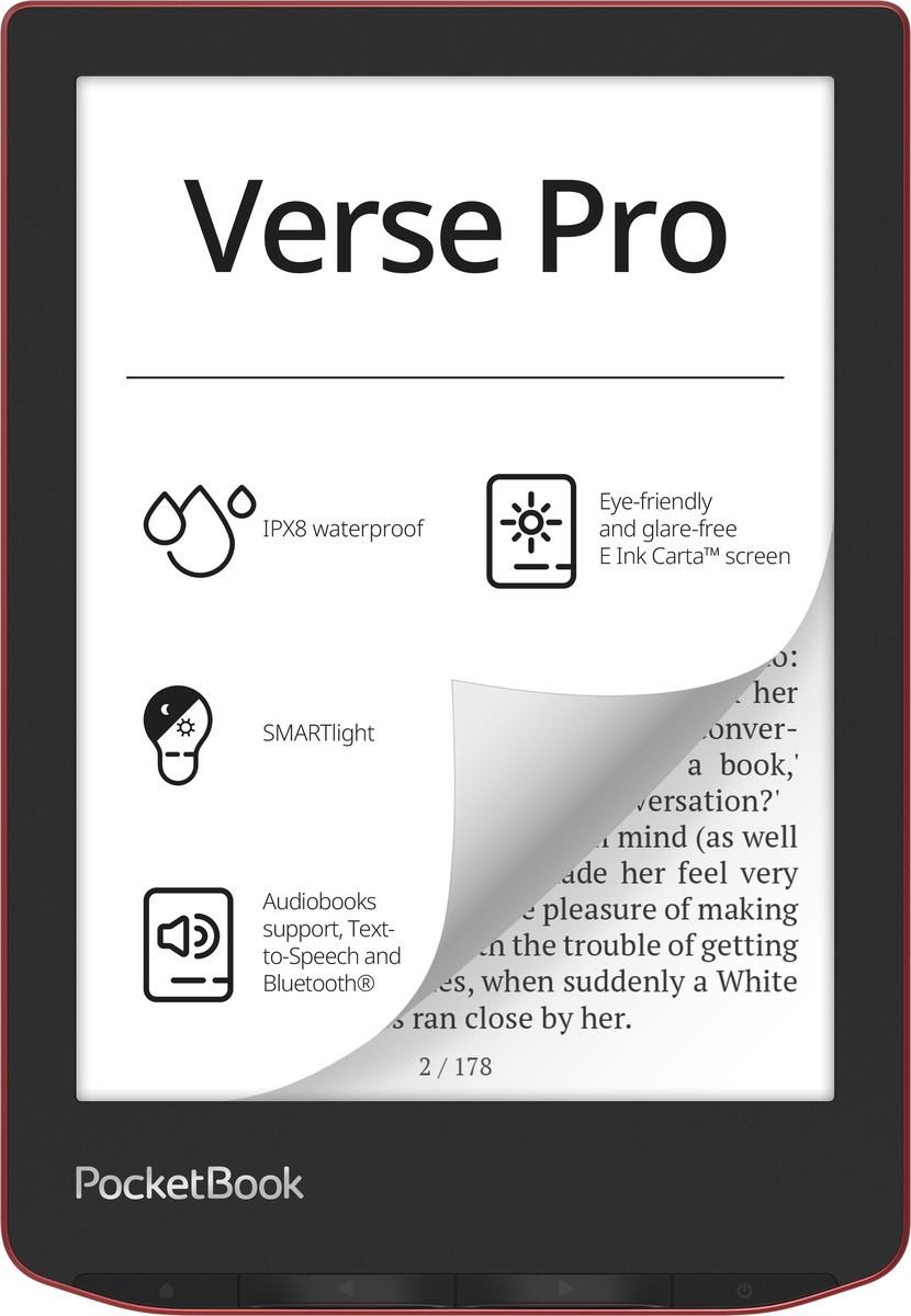 Joom Marketlink Europe Poc Verse Pro E-Book Reader 6 Inch 16 Gb Red - Bild 5