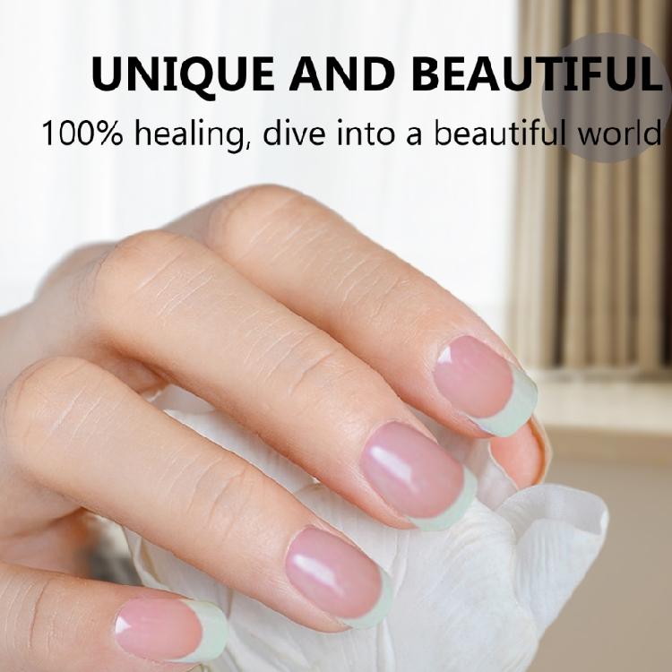 French Style Nails Art Stickers Nails Polish Wraps Semi Cured Gel Nail Strips