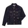 Comfortable Embroidered Logo Light Wash Denim Jacket Men Jackets LMT008841101291898L00