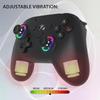 Wireless Controller Oled for Switch  Gamepad Bluetooth Controller with LED, Vibrating Ant 6-Axis Gyroscope - Black