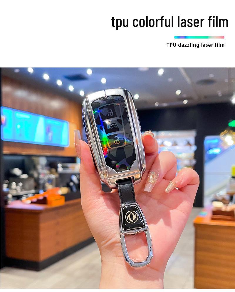Metal Key Case for Dongfeng Fengshen Yixuan, New AX7 Mach Edition, Yixuan MAX/GS/EV