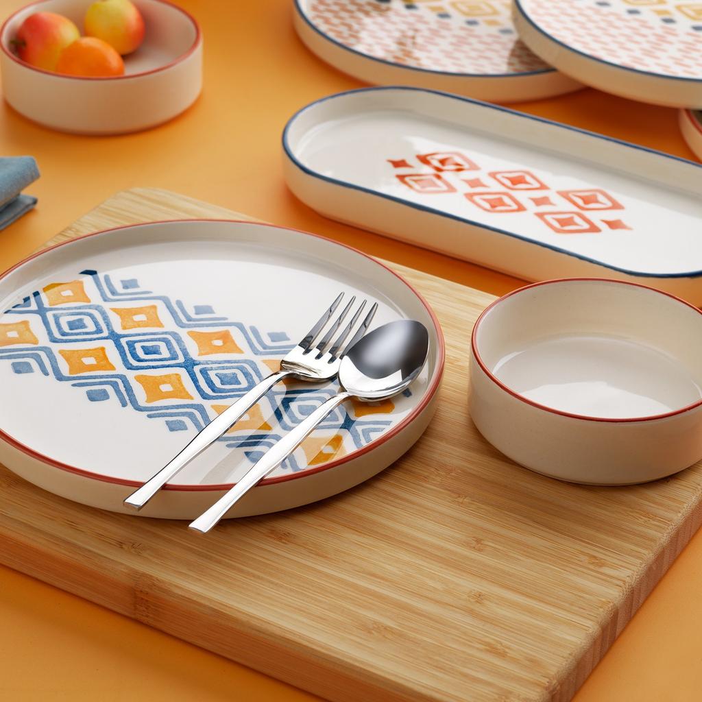 Sunny 4-Person Breakfast Set 10 Pieces Orange