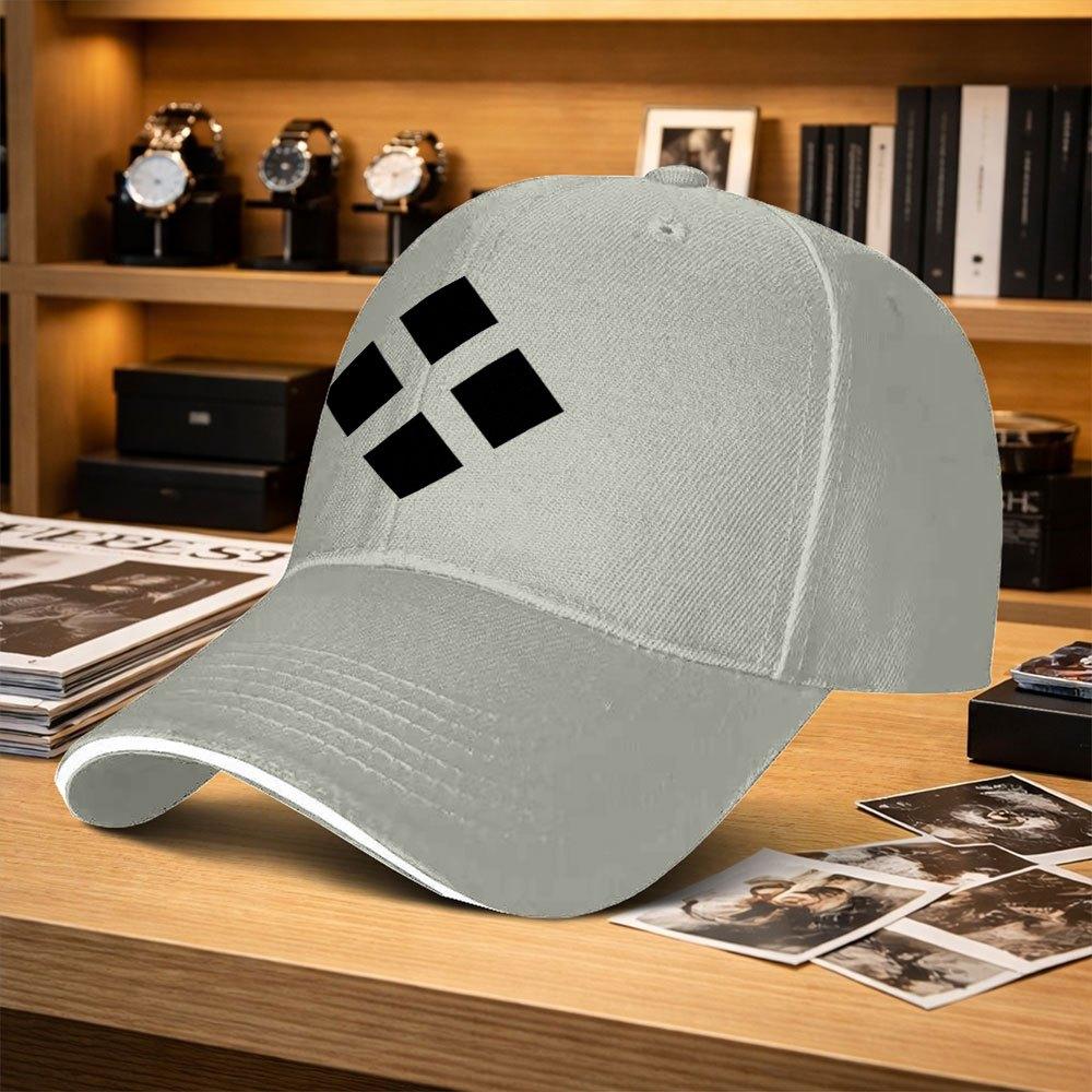 Diamond Logo Adjustable Sandwich Baseball Cap For Men Women Trendy Printed Duckbill Hat For Fishing Golf Camping Hiking