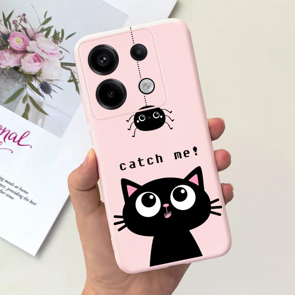 

For Xiaomi Poco X6 Pro 5G Poco M6 Pro 4G Phone Case Luxury Candy Silicone Cute Animals Soft Back Cover For PocoX6 PocoM6 5G Capa Poco X6 Pro 5G