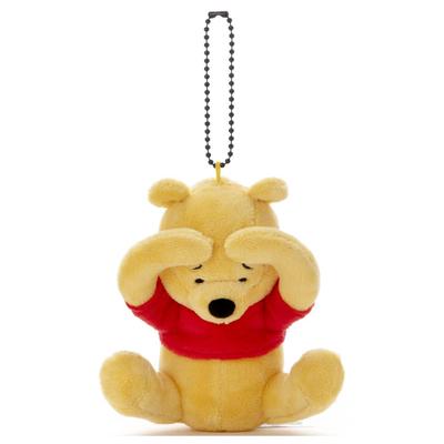 Disney Character Funny Pose Ball Chain Mascot Winnie the Pooh B Plush Toy Height Approx. 12cm