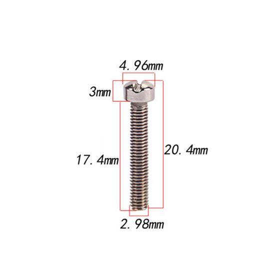 24Pcs Dual Coil Humbucker Pickups Pole Screws Set Electric Guitar Accessories