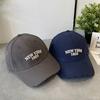 Trendy Letter Embroidered Baseball Cap for Men and Women Fashion Fashionable Casual Youth Baseball Cap Hard Top
