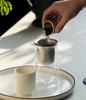Magnetic Floating Cup with One-Button Tea Water Separator – Press-Type Lazy Person Tea Infuser