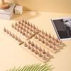 DIY Cone Solid Wood Ring Display Stand Combination Ring Holder Night Market Stall Ring Storage Rack Props