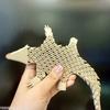 Anime Hedgehog Statue 3D Printed Gradient Color Durable Plastic Animal Decor for Indoor/Outdoor Use No Electricity Required