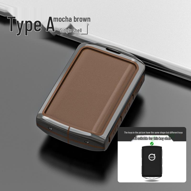 Volvo Key Cover for XC90, S90, XC40, XC60, S60 - Zinc Alloy Shell with Buckle