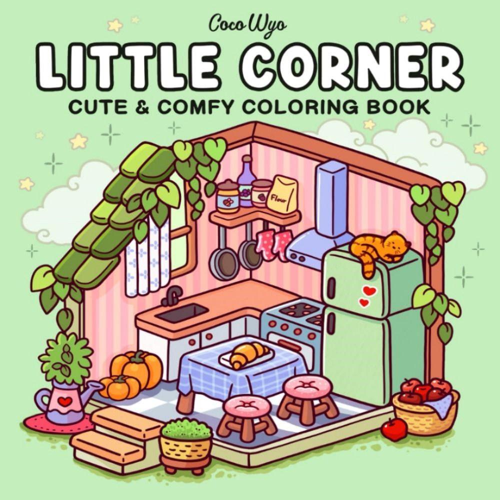 DIY Spooky Cute Coloring Book Educational Drawing Doodle Book For Adults and Teens