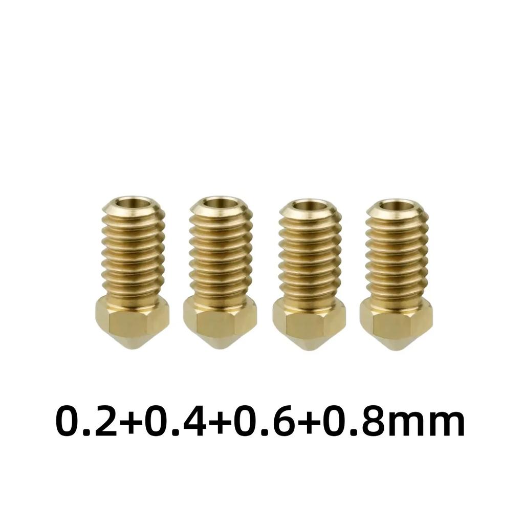 For Bambu Lab A1/A1 Mini/A2L Assembly Hotend with 0.2/0.4/0.6/0.8 Brass Hardened Steel Nozzle For Bambulab A1 3D Printer Parts