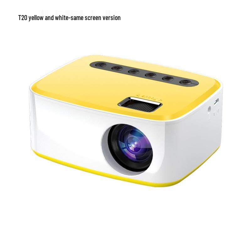 T20 Mini Wireless HD 1080p Mobile Projector for Home & Bedroom