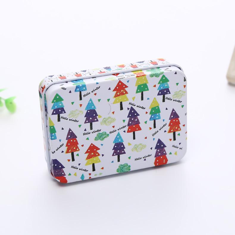 Creative Cartoon Mini Card and Hairpin Storage Tin Box