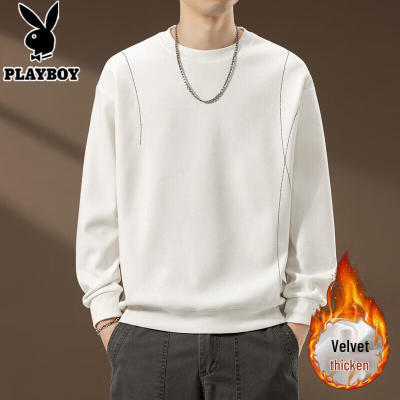 Playboy Men's Casual Crewneck Sweatshirt