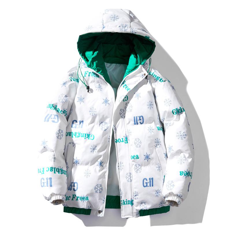 

New Autumn and Winter Clothes for Men, Men, Winter Jacket, Korean Style Hooded Thickened Clothes S