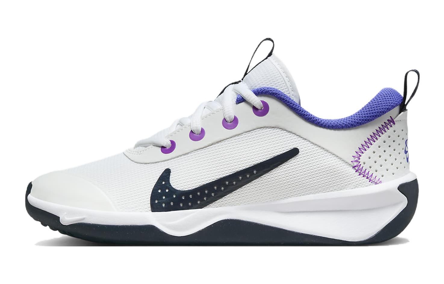 Nike Omni Multi-Court GS White Dark Obsidian DM9027-104 36