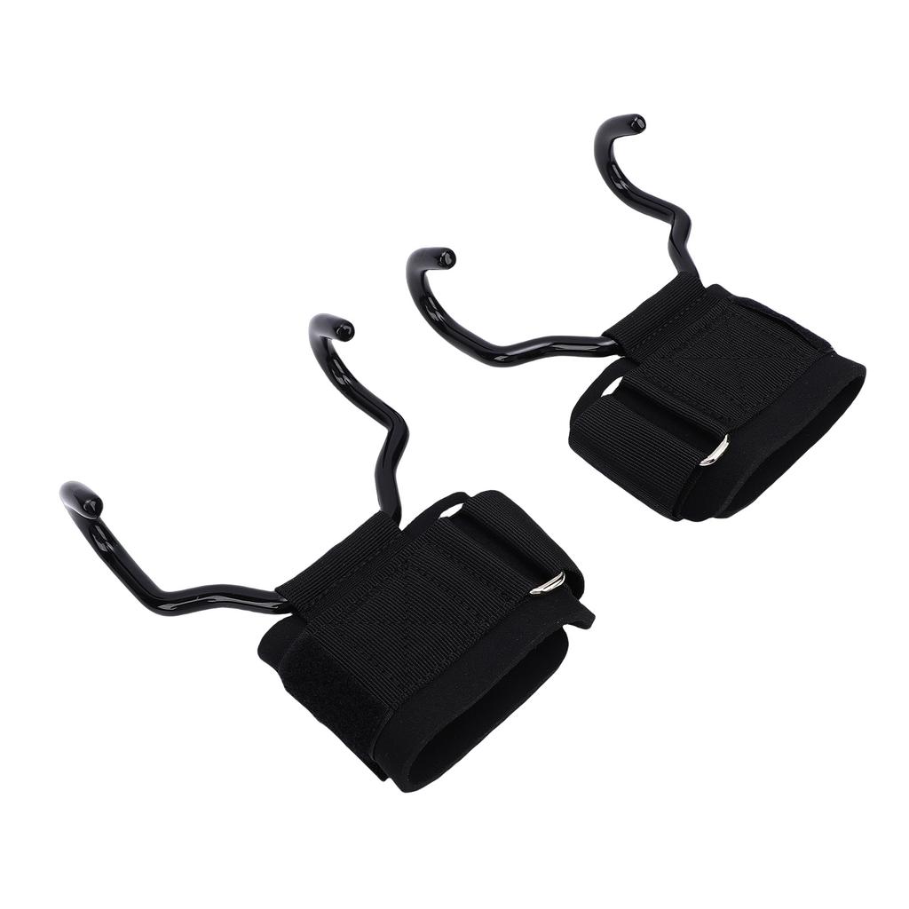 1 Pair Weight Lifting Hooks Adjustable Men Women Wrist Strap Multi Functional for Gym Pull Ups Deadlifts Strength