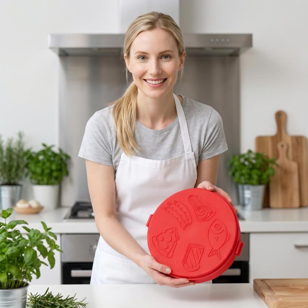 Circular Microwave Oven Sandwich Baking Tray Can Be Placed In The Oven Sandwich Maker Bread Maker