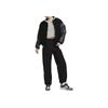 Nike Sportswear Solid Color Spliced Fabric Casual Long Sleeve Jacket Women Jackets Black FZ5734-010