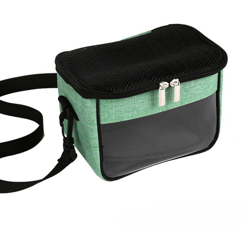 

Переноска для хомяков для маленьких домашних животных, прозрачная сумка-переноска для домашних животных со съемным вкладышем, портативная дорожная сумка, аксессуары для домашних животных зелёный