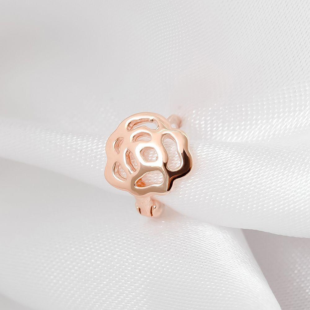 Ring Piercing Rose Gold Needle 14K Gold, Sold On One Side Only
