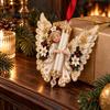 Kerstfeest Bedankjes Engel Geld Ornament, 2D Acryl Boom Feestelijke Heldere Decor Decoratie, Hangend Hanger voor Vakantie Decoratieve Seizoensgebonden Accenten
