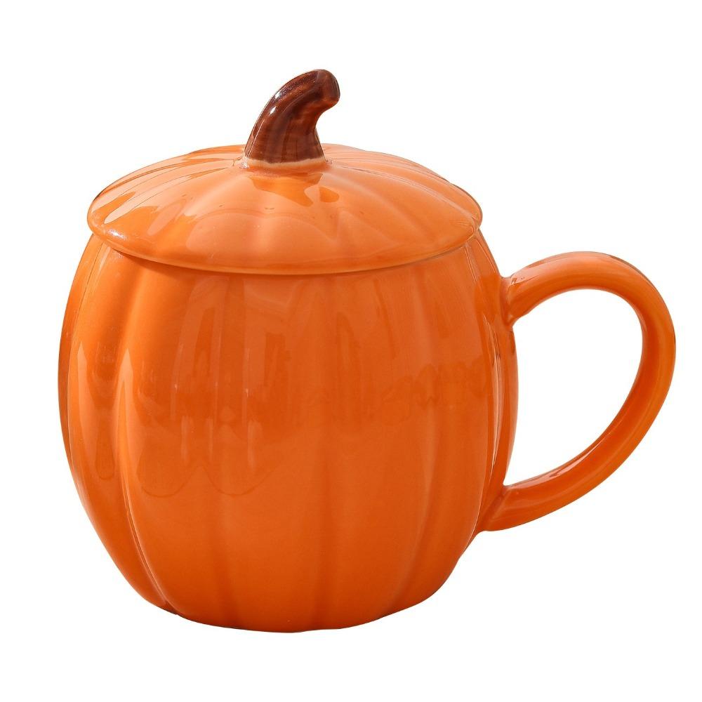 320ml Coffee Cup Orange Drink Mug Breakfast Cup Milk Cup Afternoon Tea Ceramic