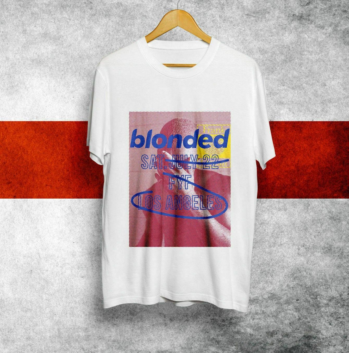 Frank Ocean Los Angeles Tour Cotton White S-234XL Unisex Classic Shirt MC400 M