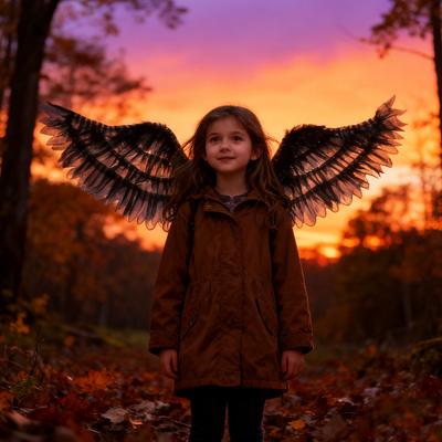 Angel Wings for Adults Kids Angel Feather Wings Costume with Elastic Straps for Halloween Christmas Cosplay Party