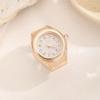 Fashion Alloy Ring Watch Stainless steel Full Inlay Diamond Diamond Rings Watch Quartz Watch Jewelry Gift