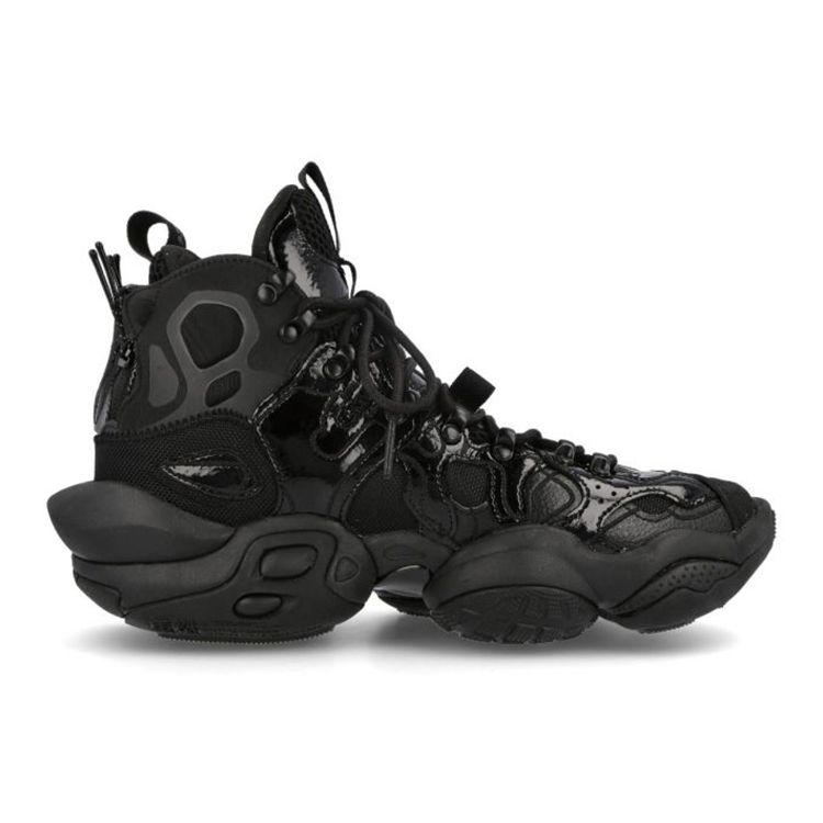 Li Ning Ace High-Top Retro Basketball Shoes Fashion Week Edition Unisex Sneakers Black AGBP091-15