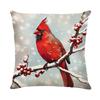 New Home Nap Sofa Pillow Case Backrest Christmas Snowman Print Pillow Cushion