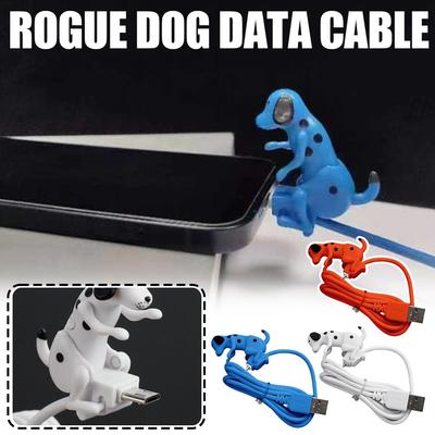 Funny Humping Dog Fast Charger Cable Charging Line Cute Fast Charging Power Date Cable Dropshipping For Mobile Devices