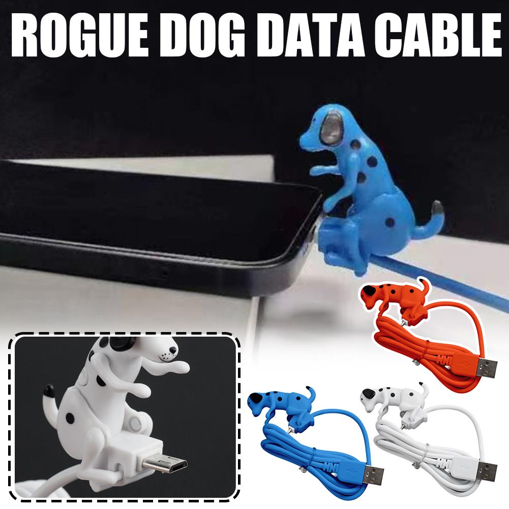 Funny Humping Dog Fast Charger Cable Charging Line Cute Fast Charging Power Date Cable Dropshipping For Mobile Devices