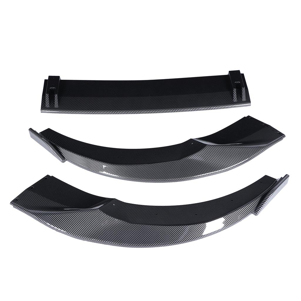 Front Bumper Lip Chin Spoiler Diffusers Shovels Protector Fits for A6 S6 C8 19 21Carbon Pattern